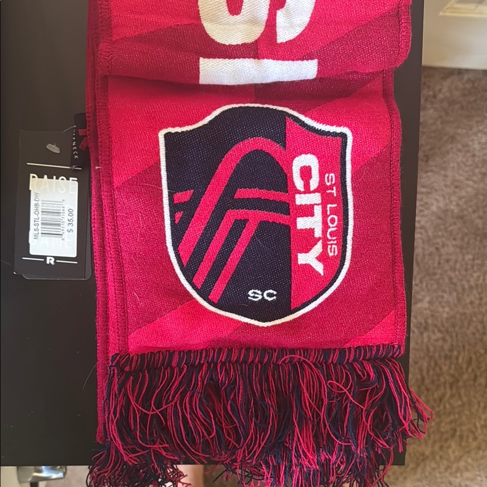 St. Louis City SC Red Scarf